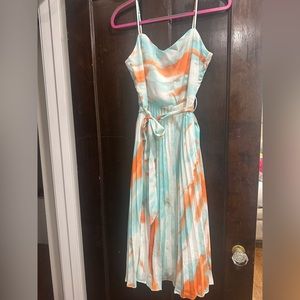 Multi tone midi dress